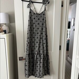 EUC Madewell gingham A-line sundress size 6